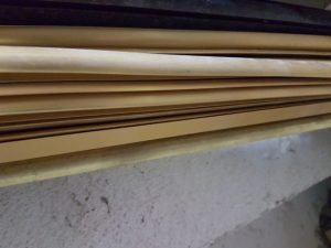 TIGE CREMONE JAUNE/ALUMINIUM 120 CM