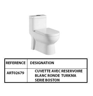 BLOC WC BLANC RONDE REF:2679