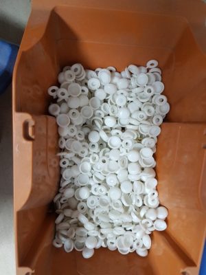 CACHE VIS PLASTIQUE BLANC