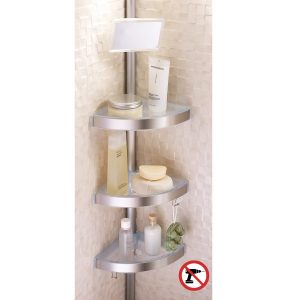 COIN DOUCHE 3 ETAGERES +MIROIR M-N06-16