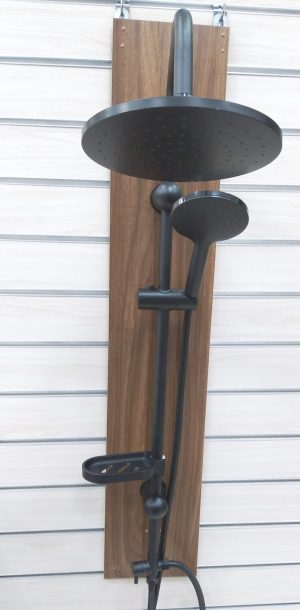 COMBINE DOUCHE RONDE GA NOIR