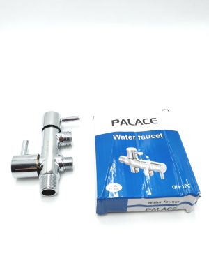 ROBINET EQUERRE DOUBLE 1/2 1/2 3/8 PCE