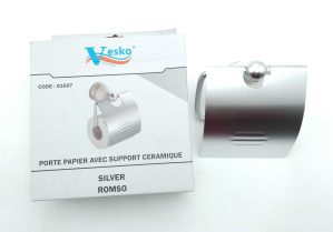 PORTE PAPIER CHROME SILVER 1607