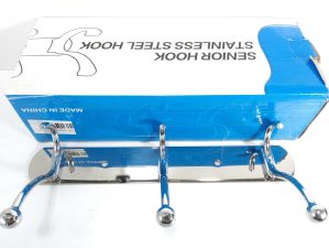 PORTE MANTEAU 3 INOX SIS