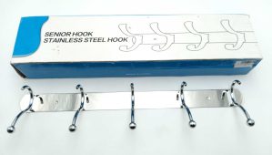 PORTE MANTEAU 5 INOX SIS