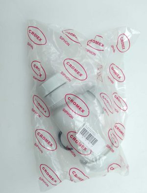 SIPHON LAVABO 32 DOUBLE ECROU CR