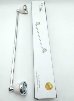 PORTE SERVIETTE BARRE CHROME UY SUPPORT CER