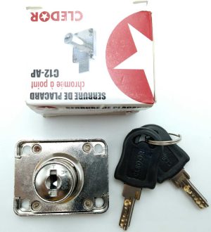 SERRURE TIROIR CHROME MI