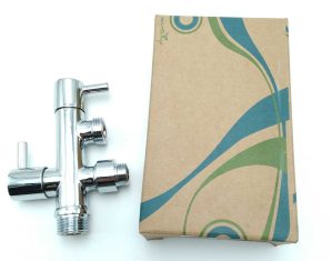 ROBINET EQUERRE DOUBLE 1/2 1/2 REF:AC109