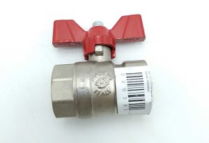 VANNE PAPILLON 3/4 FF ROUGE RD