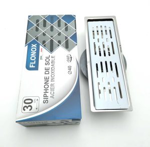 CANIVEAU 30 CM COUDE REF:3010 GRIS