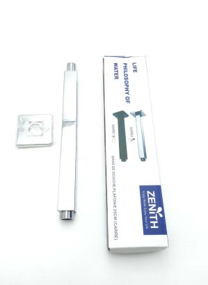 BRAS POMME DOUCHE PLAFOND CARRE CHROME 25 CM SAR61