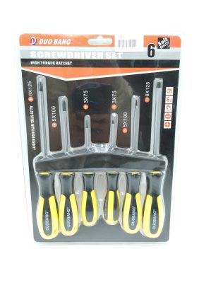 ENSEMBLE TOURNEVIS 6 PCS DUOBANG