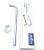 BRAS POMME DOUCHE MURAL ROND CHROME 40 CM SAR58